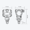 Pressure Transmitter, KWPTD102-G12-X-I-10 - Image 2